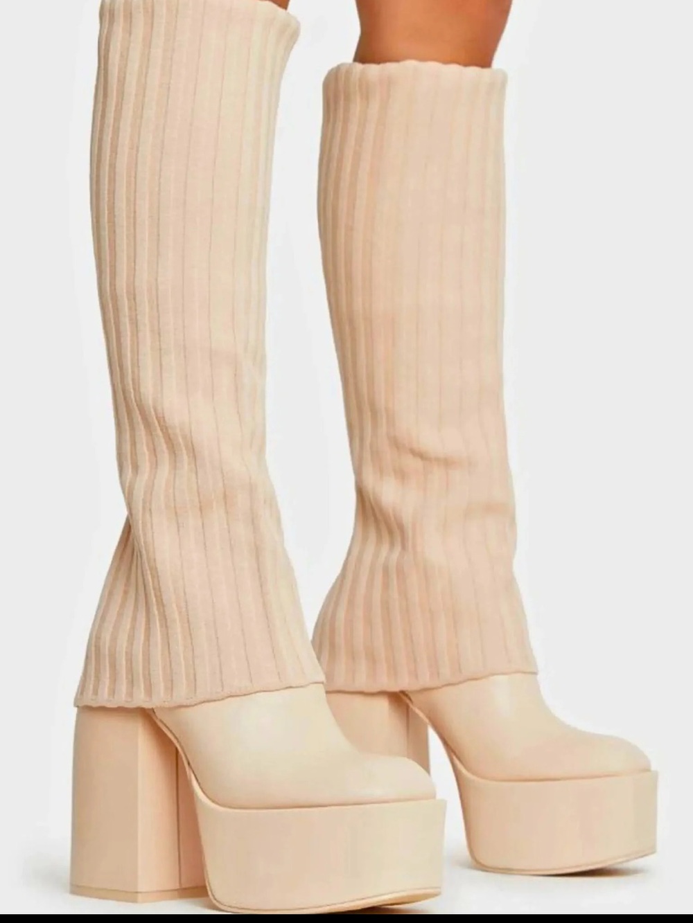 Knee-High Platform Boots